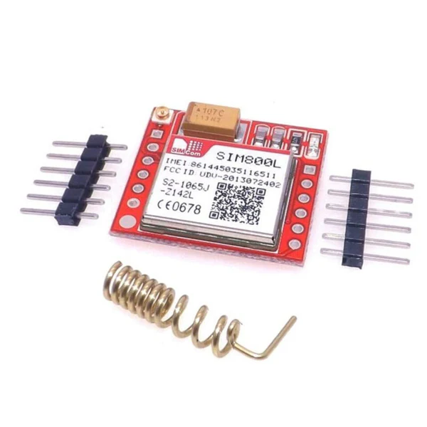 SIM800L GSM/GPRS Module with Antenna for SMS and Call Communication